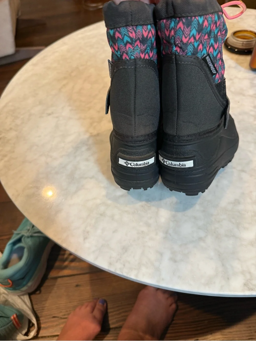 COLUMBIA POWDERBUG SNOW BOOTS Toddler Size 6 Waterproof Winter Boot